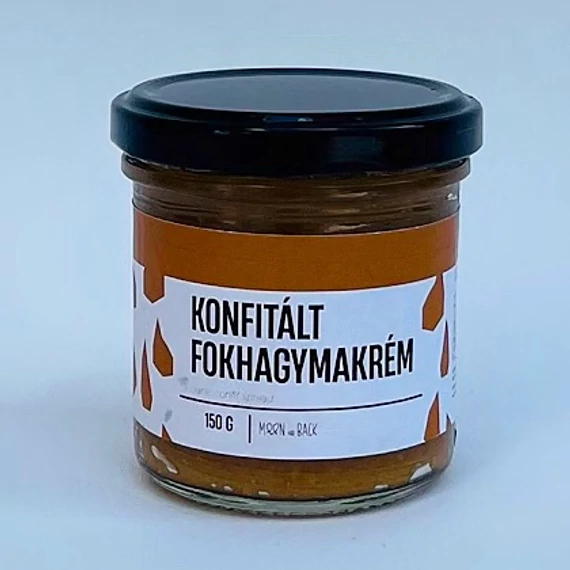 Konfitált fokhagymakrém