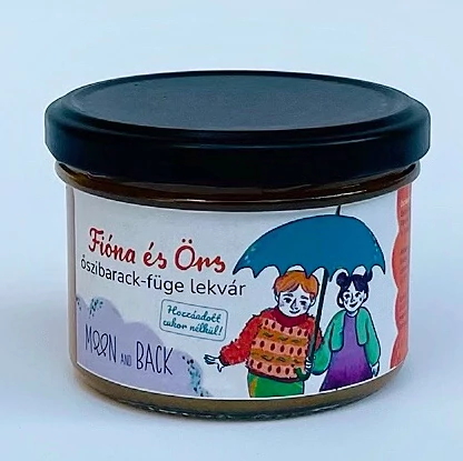 Fióna és Örs (cukormentes őszibarack füge lekvár)